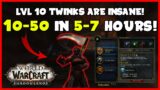 LVL 10-50 In 5-7 Hours?! LVL 10 Twink Setup Guide | Shadowlands Guide