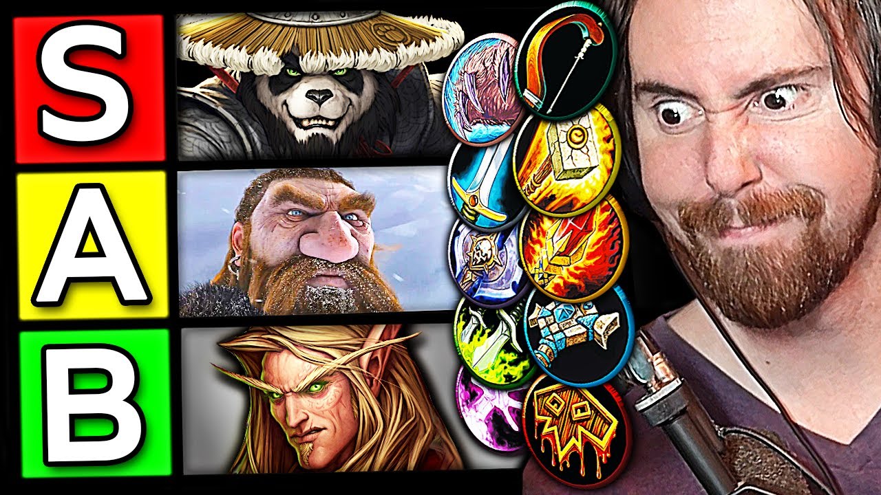 Asmongold Ranks Every Single WoW Race & Class Spec | TIER LIST - World ...
