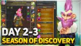 DAY 2-3 of Season of Discovery! The Hunt for METAMORPHOSIS! | World of Warcraft Classic – SoD | Ep.2