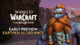 Earthen Allied Race Coming in The War Within! Everything We Know