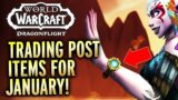 NEW Trading Post Items Coming In January! World of Warcraft