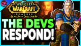 The Dev Team Has Updates! And BIG Things Are Coming! | World Of Warcraft Season Of Discovery
