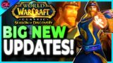 The Devs Bring Updates! SoD Is Looking Brighter Than EVER! | World Of Warcraft Season Of Discovery