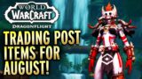 Trading Post Items For August! World of Warcraft Dragonflight