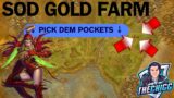 World of Warcraft Season Of Discovery Gold Farm Durnhold Pickpocketing