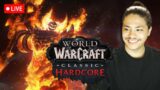 world of warcraft classic (hardcore)  – live – join n say hi!