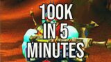 100,000 Gold In 5 Minutes – World Of Warcraft