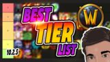BEST Tier List | Wow 10.2.5 Dragonflight World of Warcraft PvP