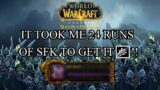 I Ran SFK for 24 TIMES TO GET MY ITEM! | World of Warcraft Season of Discovery | WOW SOD Rogue.