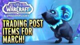 NEW! Trading Post Items For March! World of Warcraft Dragonflight