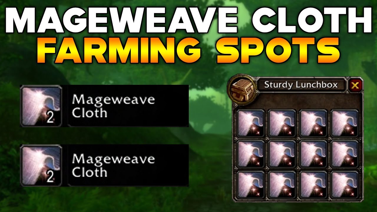 SoD BEST MAGEWEAVE CLOTH FARMING SPOTS World Of Warcraft Classic   SoD BEST MAGEWEAVE CLOTH FARMING SPOTS World Of Warcraft 