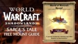 How to obtain your FREE "Sarge's Tale" Mount for World of Warcraft [Hearthstone Promotional Mount]