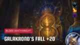World of Warcraft: Dragonflight | Mythic Galakrond's Fall +20 | Blood DK