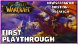 World of Warcraft Lets Play – DF Pre Patch Character Creation