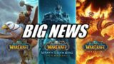 Blizzard / World of Warcraft BIG NEWS Update
