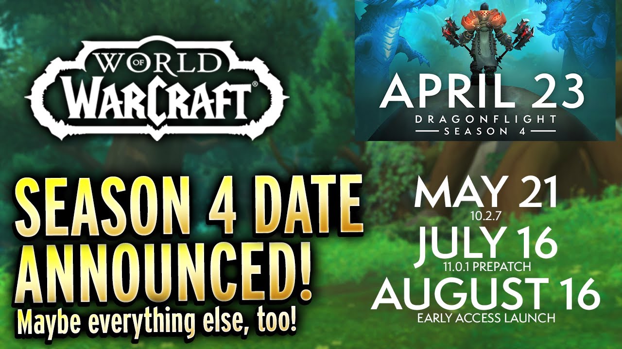 Season 4 Release Date And The War Within's Launch Window