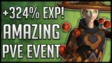 Special New PVE Event with +324% EXP BUFF, Crazy Fast Leveling, New Abilities & Gearing Options