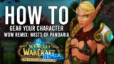 How To Gear FAST In WoW Remix: Mists Of Pandaria! Upgrade Gear, Farm Gems, Get Neck/Rings/Trinkets