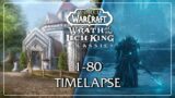 World of Warcraft: Wrath of the Lich King Classic 1-80 in 3 Hours (Leveling Timelapse)