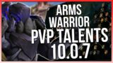 10.0.7 Arms Warrior PvP Talent Build Guide – World of Warcraft: Dragonflight Season 1