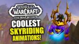 Coolest Skyriding Animations For All Your Flying Mounts In TWW! WoW The War Within | 11.0