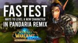 The BEST Way To Level New Characters FAST In Mists Of Pandaria Remix! Up To 40K Bronze An Hour