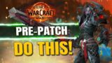 DO THIS In The Pre Patch! – War Within Preparation Guide