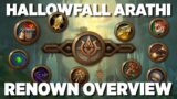 Hallowfall Arathi – Renown Track Overview – World of Warcraft – The War Within – Reputation Faction