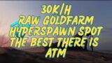 Steady RAW gold farm 30K/H hyperspawn spot in world of warcraft retail