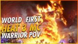 World First Molten Core Heat Level 3 | World of Warcraft Season of Discovery | Fury Warrior PoV