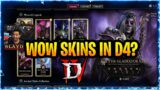 Diablo 4 Just Added WOW SKINS! (World of Warcraft X Diablo 4) First Impressions