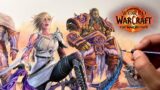 Drawing Heroes of Azeroth – The War Within (Part 1) World of Warcraft | Artology