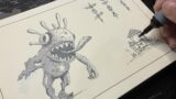 Drawing World of Warcraft characters | Murlocs