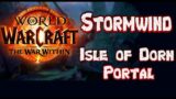 Portal Stormwind to Isle of Dorn (Khaz Algar) World of Warcraft The War Within TWW Expansion 2024