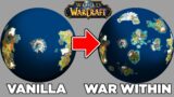 From Vanilla to the War Within: Map Time-Lapse | World of Warcraft