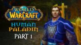 World of Warcraft Playthrough | Human Paladin | Part 1: For the Alliance