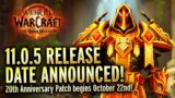 11.0.5 Releases Oct. 22nd! Quick Reactions and Recap – World of Warcraft