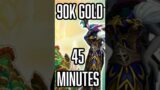 90,000 Gold Every 45 Minutes World of Warcraft Gold Farm Guide