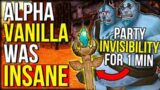 ALPHA WoW Abilities That Were Too OP For Launch | WoW Alpha | World of Warcraft