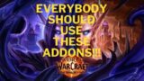 Mandatory addons EVERYONE should use in the war within world of warcraft retail