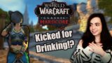 World of Warcraft Classic Hardcore | Drinking Got Me Disconnected!? #2