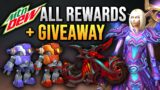 ALL Mountain Dew Promotion Rewards for World of Warcraft: The War Within + GIVEAWAY!