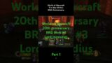 World of Warcraft 20th anniversary event classic BRD boss #3 Lord Incendius Part 1. #worldofwarcraft