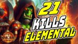 21 Kills !!! Elemental Shaman The War Within 11.0.5 | World of Warcraft Wow | PvP Battlegrounds