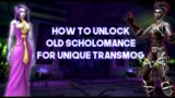 Earn UNIQUE Transmog from Old Scholomance in World of Warcraft