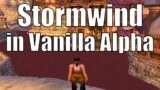 Visiting Stormwind in Vanilla Alpha – WoW Exploration – World of Warcraft Alpha 0.5.3