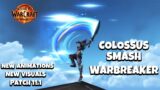 NEW ARMS WARRIOR Visual Updates From Latest PTR PATCH 11.1